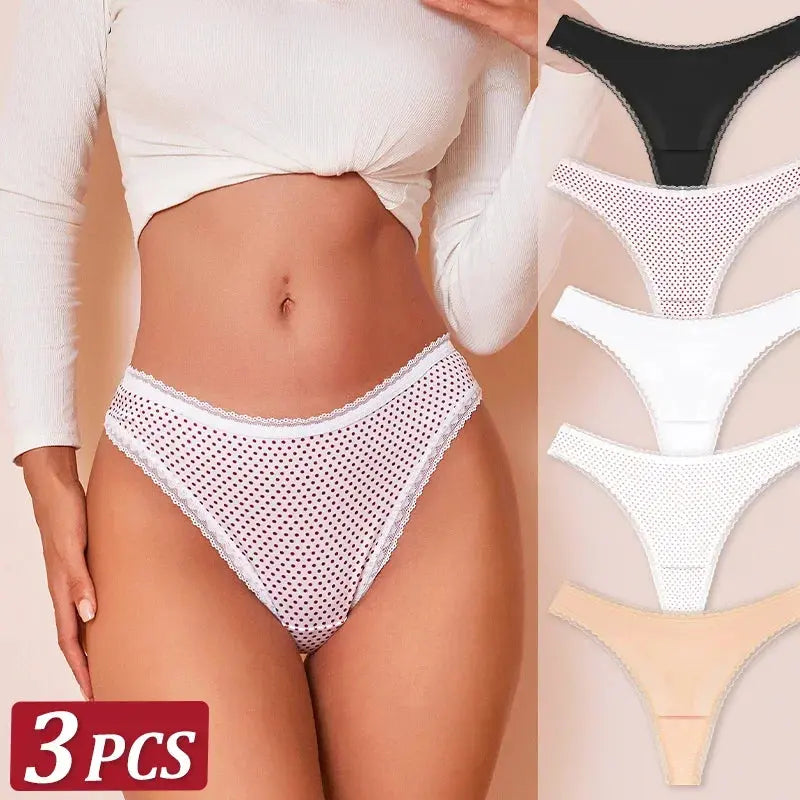 culotte string Lot de 03 pièces Sexy sans couture femmes