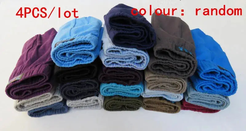 Lot de 4 pieces caleΓ§ons boxers 100% coton grande taille 4XL/5XL/6XL