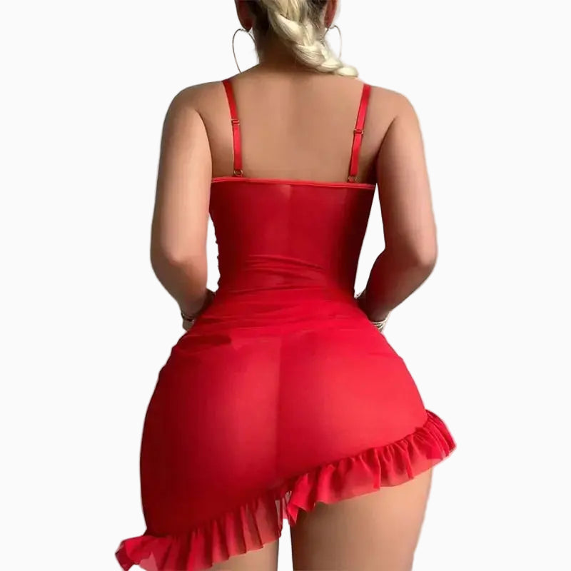 Robe de nuit érotique transparent avec fantaisie Lingeries et Accessoires Annie