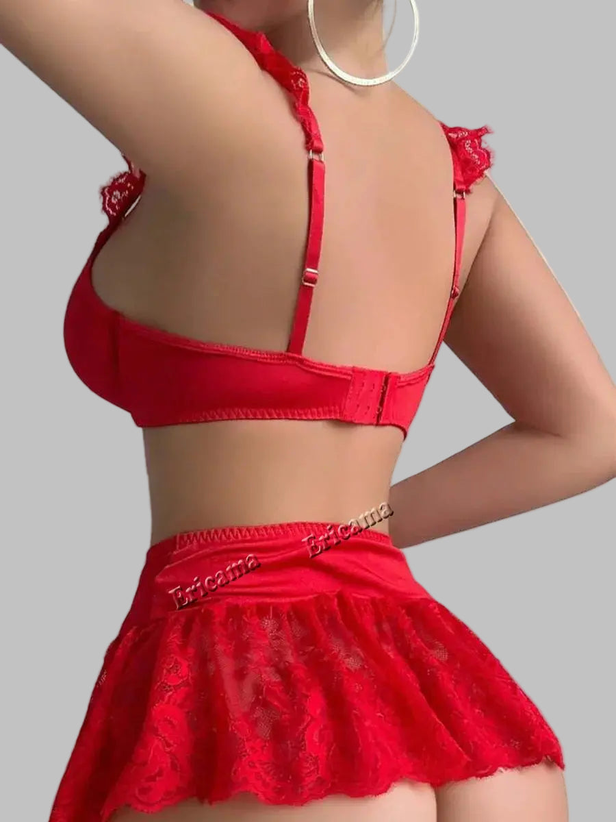 Ensemble de lingerie sexy pour femme de chambre Lingeries et accessoires annie