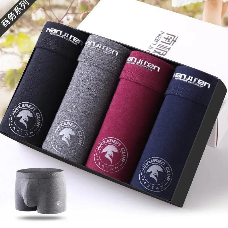 Boxer Grande taille pour homme caleçon solide Shorts coton Sexy L-6xl