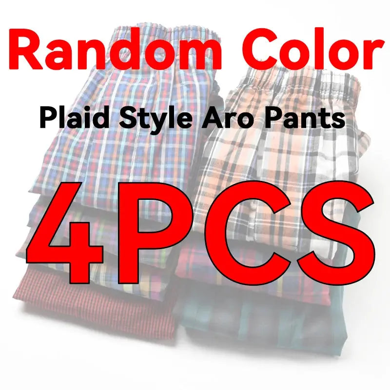 Lot de 3 a 10 pieces boxers coton homme -Boxer en carreau