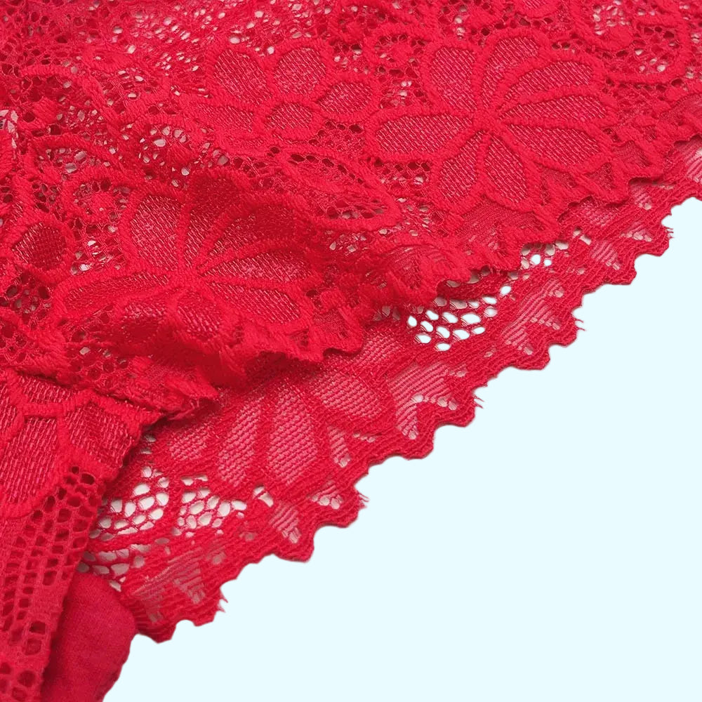 Moonflame 5 PCS Women Briefs Sexy Full Lace Panties Hollow Out Low-waist Female Shorts Soft Solid Color Breathable Underwear Boutique de Lingeries et Accessoires Annie