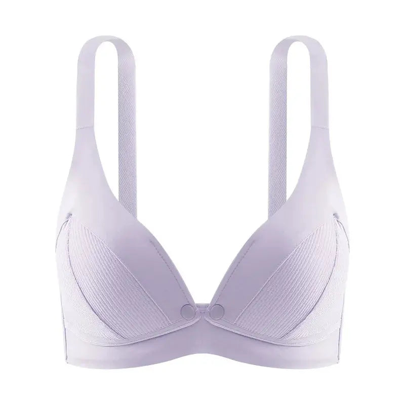 Soutien gorge d'allaitement ultra-mince froncé