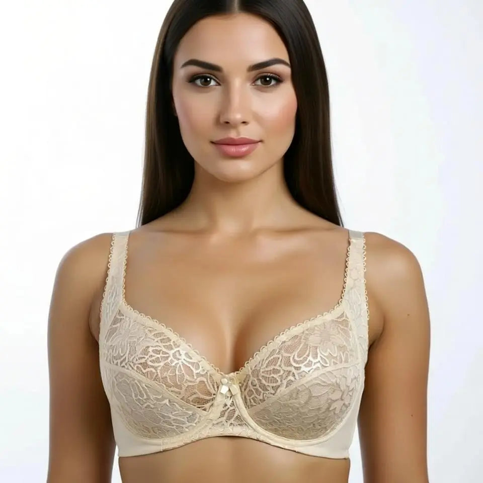 Soutien-gorge grande taille en dentelle non rembourré Boutique de Lingeries et Accessoires Annie