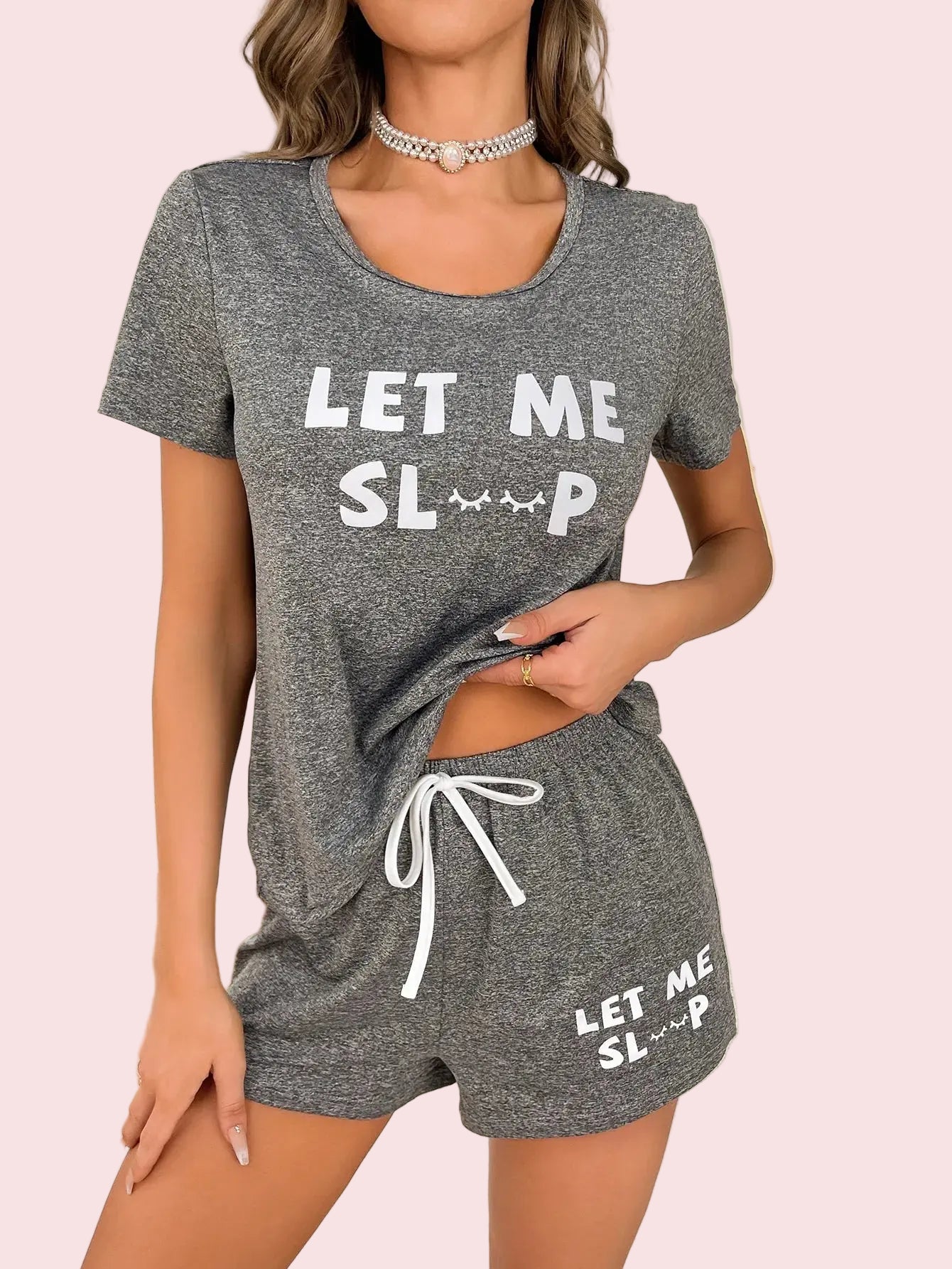 Pyjama deux pièces pour femme nouveauté style maison