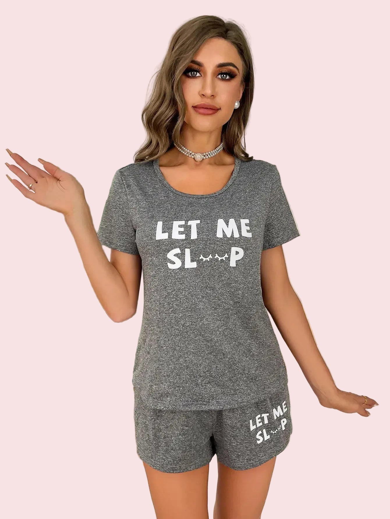 Pyjama deux pièces pour femme nouveauté style maison