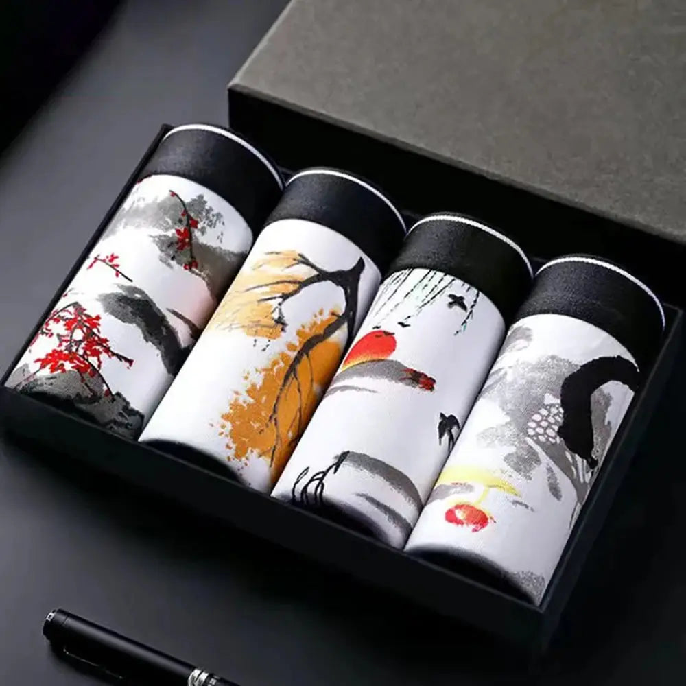 Lot de 04/pieces Boxershorts coton Boxer caleçon L-4XL