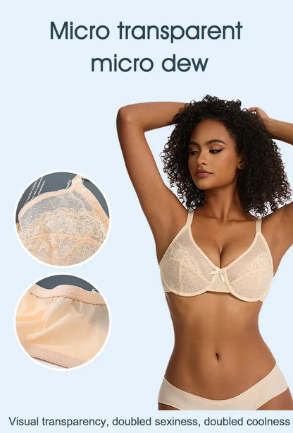 Soutien-gorge sexy en dentelle pour forte poitrine