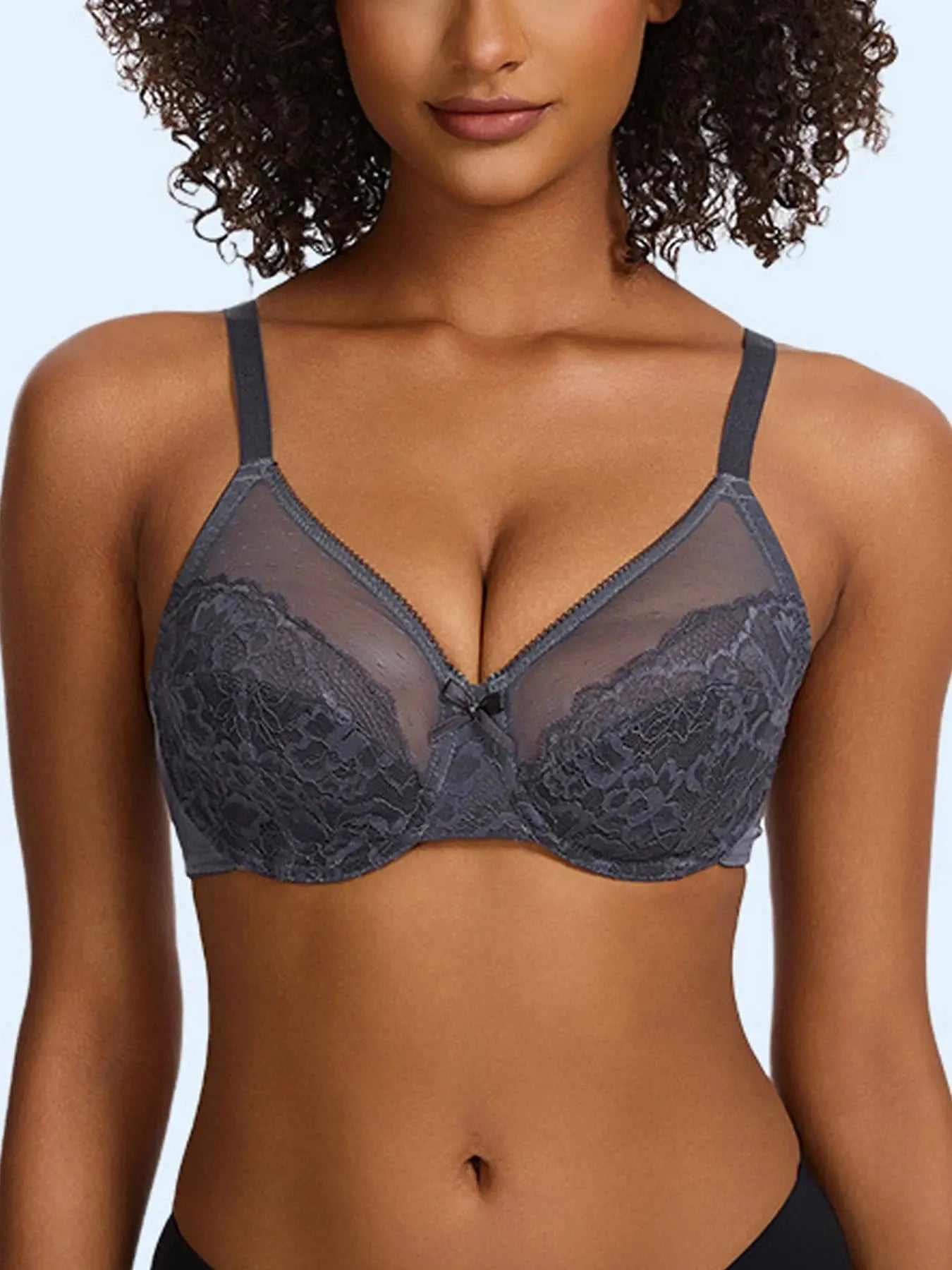 Soutien-gorge sexy en dentelle pour forte poitrine