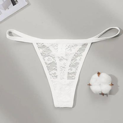 Culotte string en Lot de 02 pièces dentelle culottes taille basse