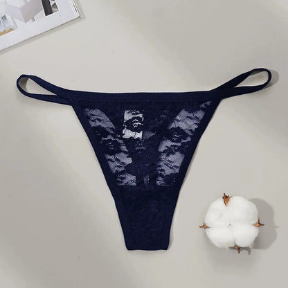Culotte string en Lot de 02 pièces dentelle culottes taille basse