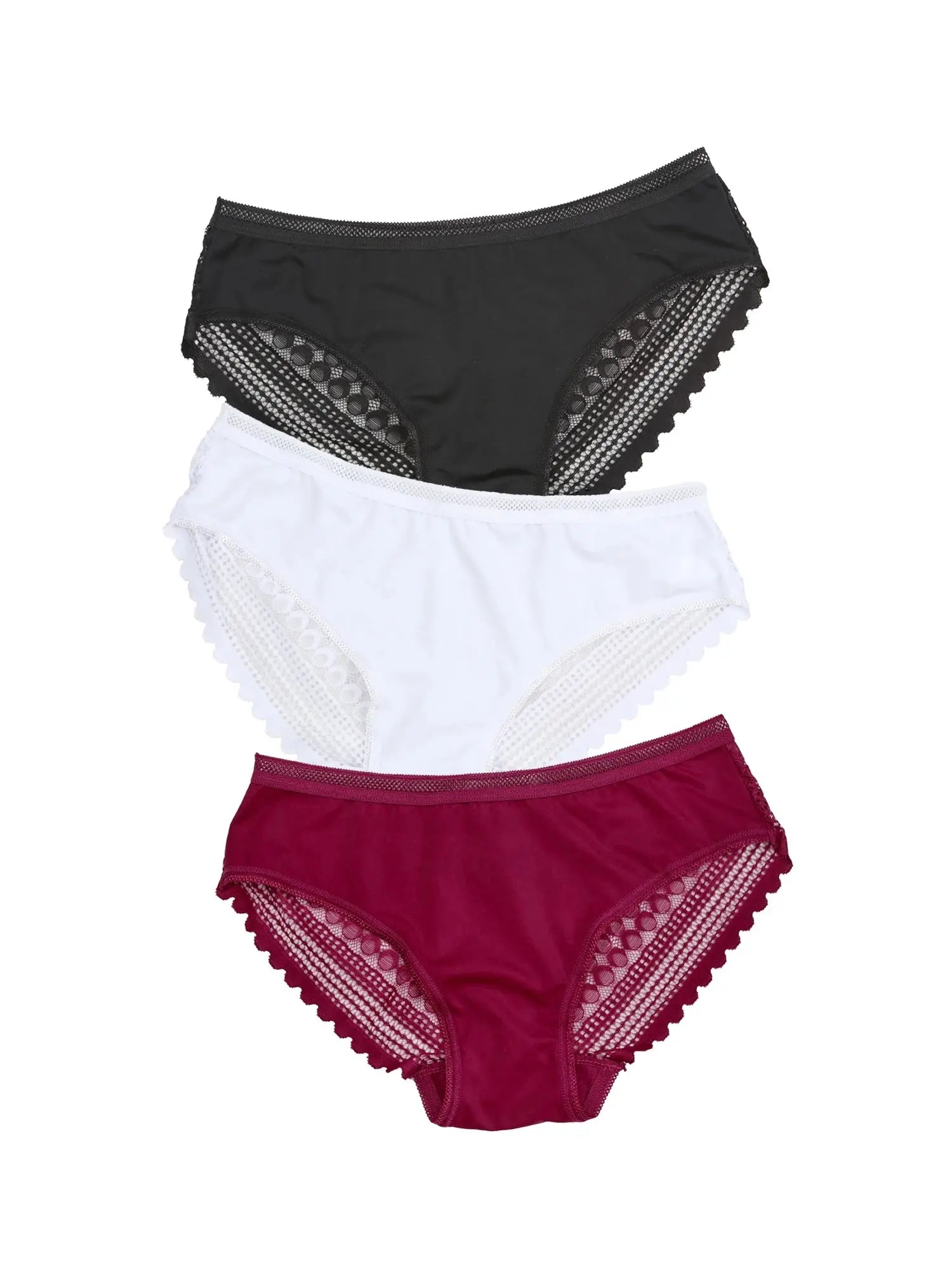 Lot de 03 culottes en dentelle femmes