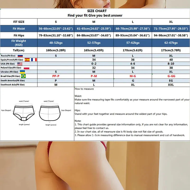 Culotte String en coton Sexy en lot de 03 pieces pour femmes