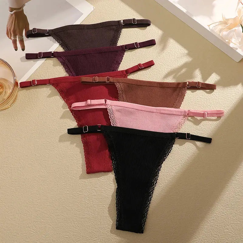 Culotte String en coton Sexy en lot de 03 pieces pour femmes