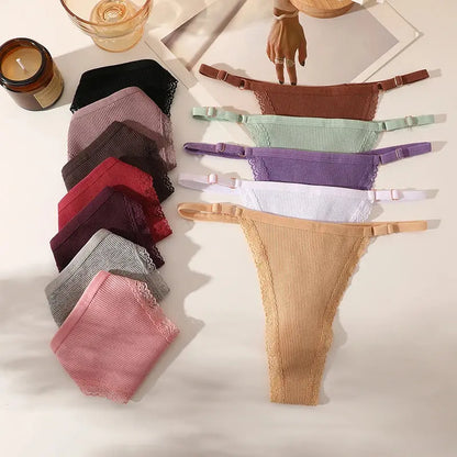 Culotte String en coton Sexy en lot de 03 pieces pour femmes