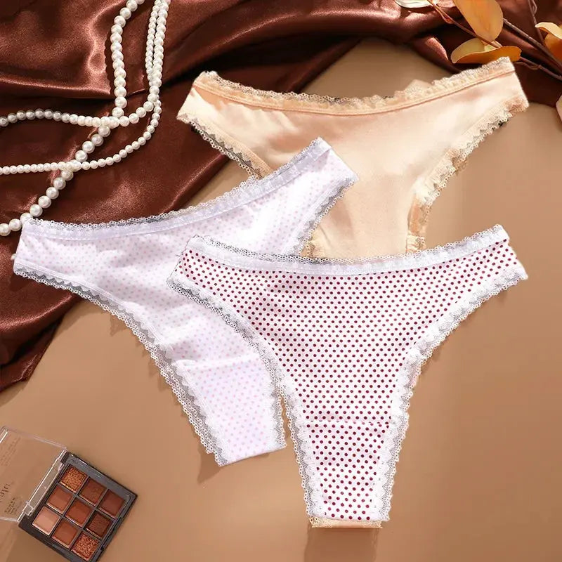 culotte string Lot de 03 pièces Sexy sans couture femmes
