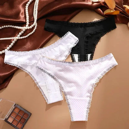 culotte string Lot de 03 pièces Sexy sans couture femmes