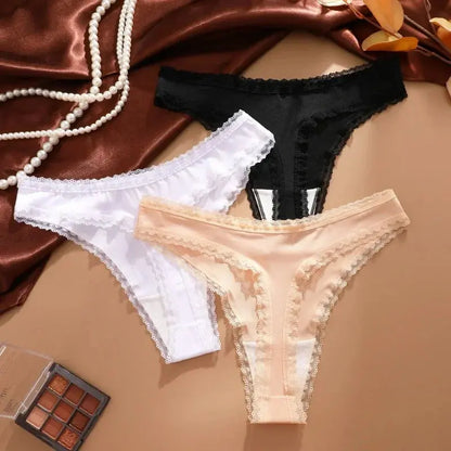 culotte string Lot de 03 pièces Sexy sans couture femmes