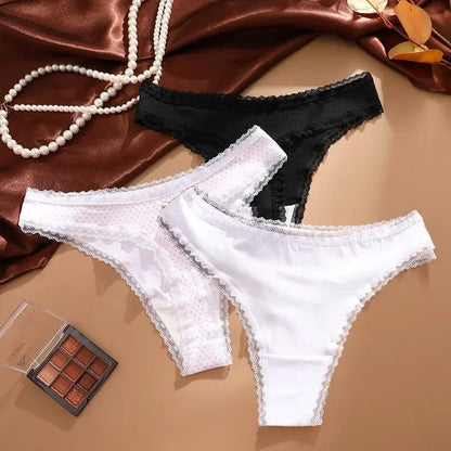 culotte string Lot de 03 pièces Sexy sans couture femmes