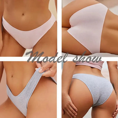 Lot de 04 culottes coton sans couture