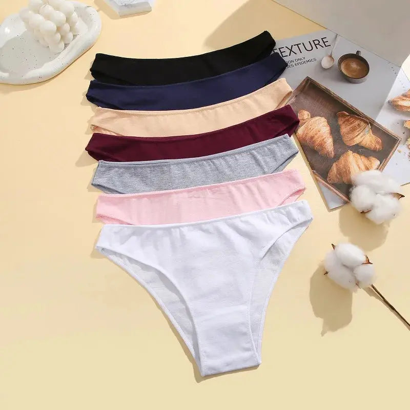 Lot de 04 culottes coton sans couture
