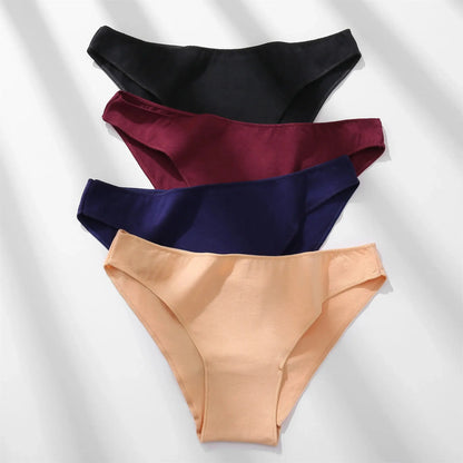 Lot de 04 culottes coton sans couture