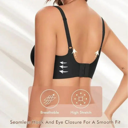 Soutien-gorge sans armature grande taille à bretelles ajustable