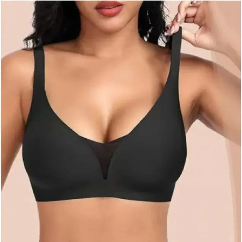 Soutien-gorge sans armature grande taille à bretelles ajustable