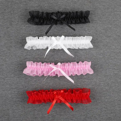 jarretelles-Anneau de jambe en dentelle-cuissade sexy transparente