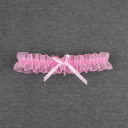  jarretelles-Anneau de jambe en dentelle-cuissade sexy transparente
