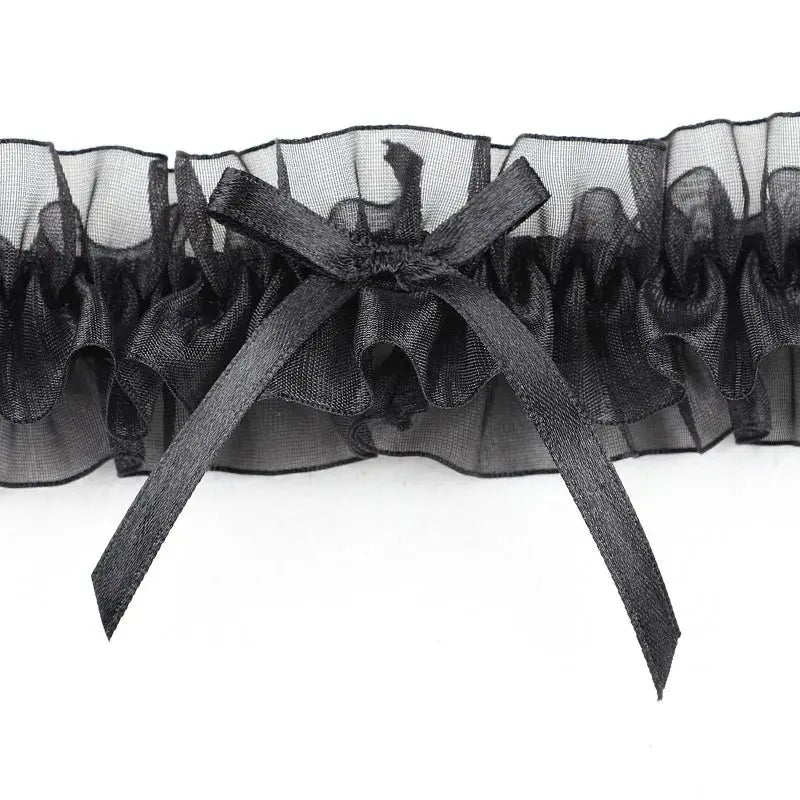  jarretelles-Anneau de jambe en dentelle-cuissade sexy transparente
