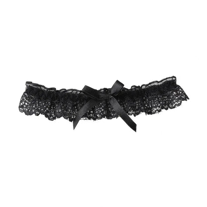  jarretelles-Anneau de jambe en dentelle-cuissade sexy transparente