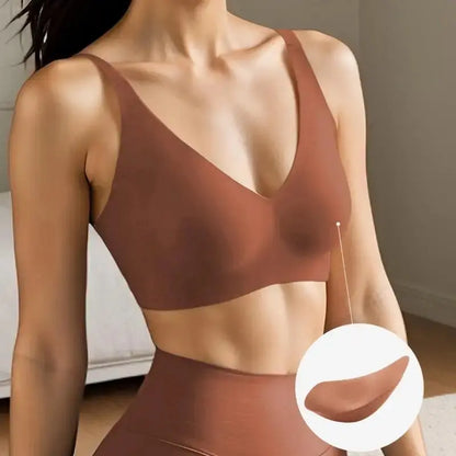Soutien-gorge push-up sans fil avec coussinet amovible
