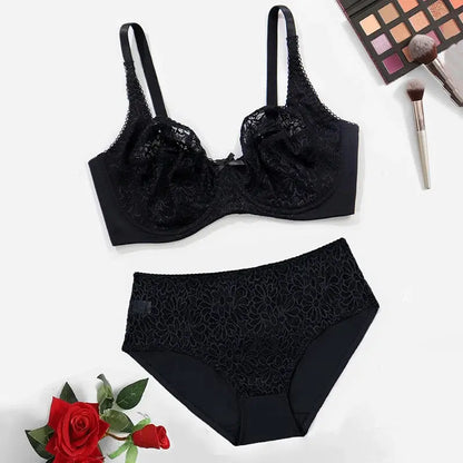 Ensemble soutien gorge grande taille pour femme sans doublure