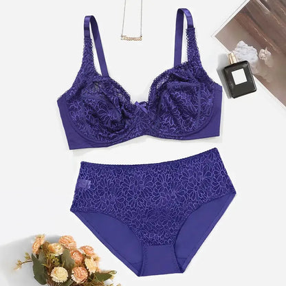 Ensemble soutien gorge grande taille pour femme sans doublure
