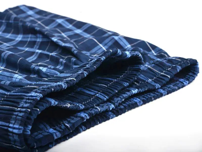 Boxer à carreaux 100% coton-culotte homme coton-sous vetement homme