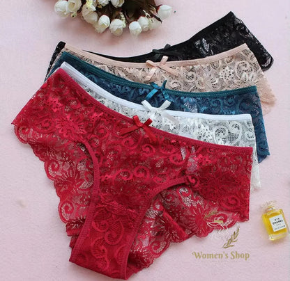 Lot de 5 pièces tanga dentelle G String Boutique de Lingeries et Accessoires Annie