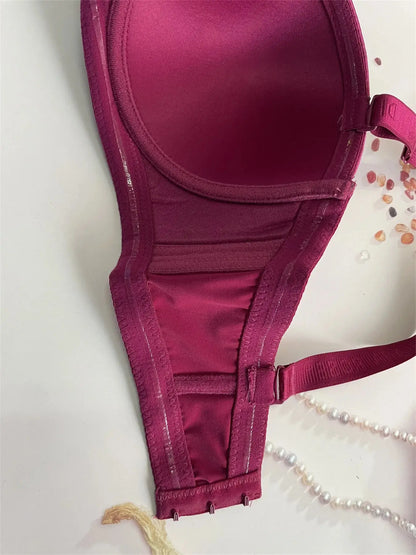 soutien-gorge Push Up respirent grande taille, bonnet D