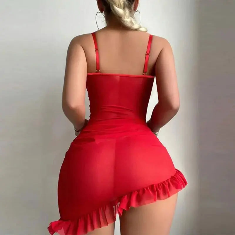 Robe de nuit érotique transparent avec fantaisie Lingeries et Accessoires Annie
