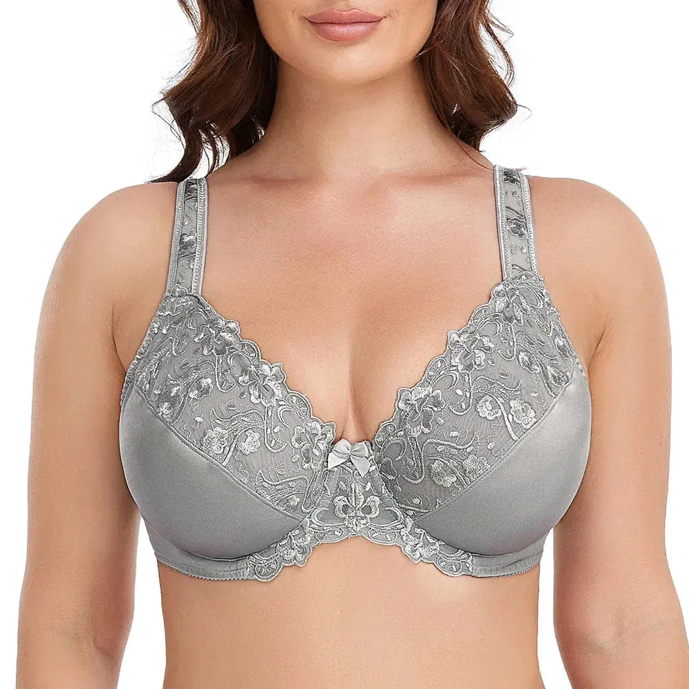 Soutien-gorge Push Up sans couture grande taille,Non rembourré