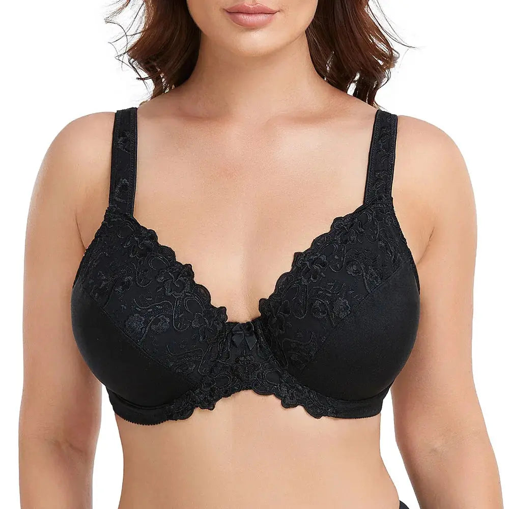 Soutien-gorge Push Up sans couture grande taille,Non rembourré