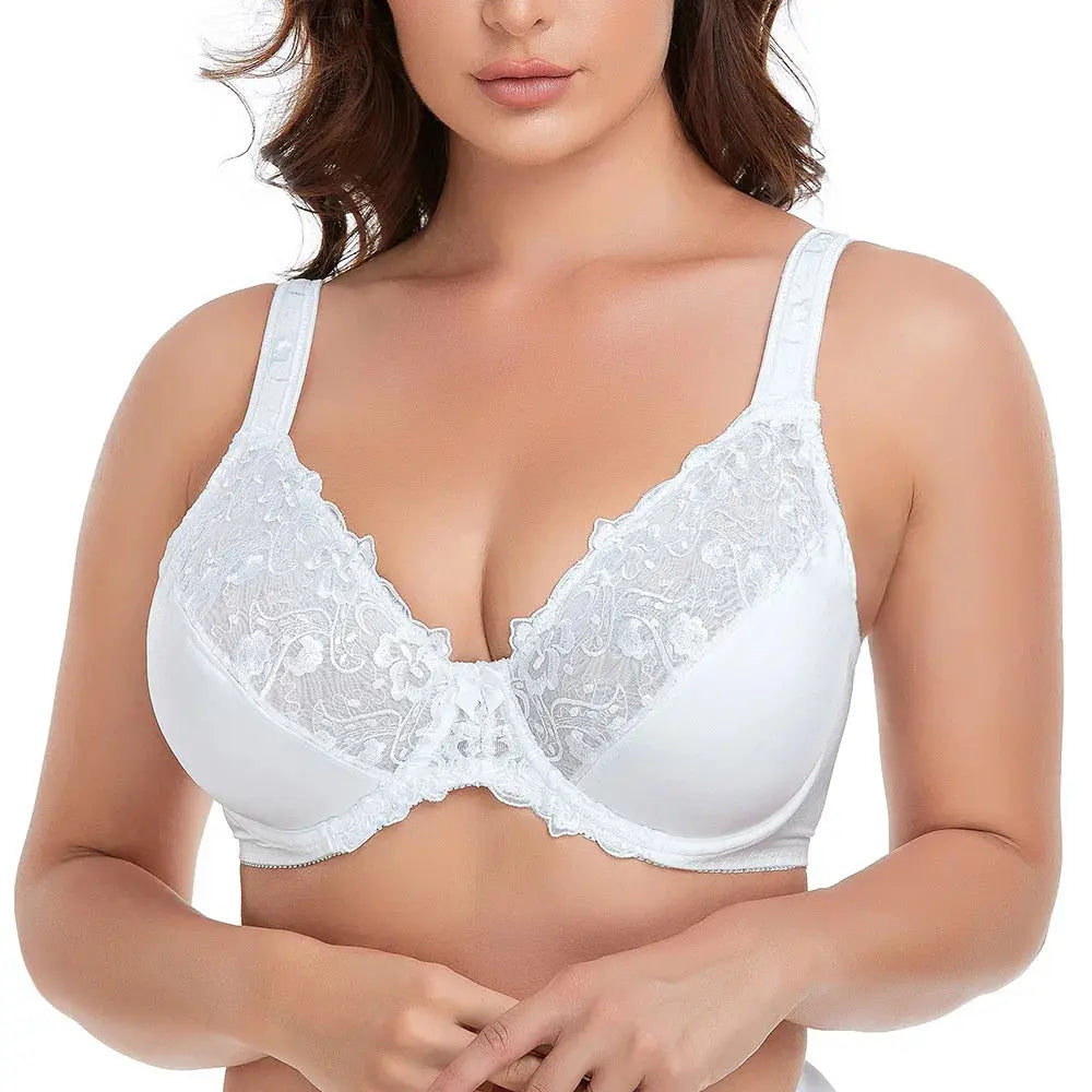 Soutien-gorge Push Up sans couture grande taille,Non rembourré