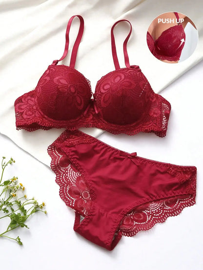 Ensemble deux pièces soutien-gorge et culotte transparentes