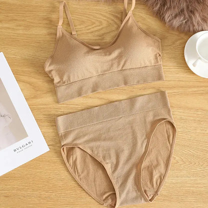 Ensemble  sans couture soutien-gorge et culottes-sous vetement sexy