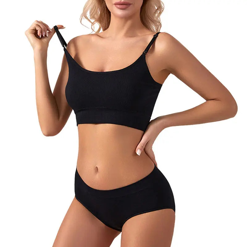 Ensemble  sans couture soutien-gorge et culottes-sous vetement sexy Boutique de Lingeries et Accessoires Annie