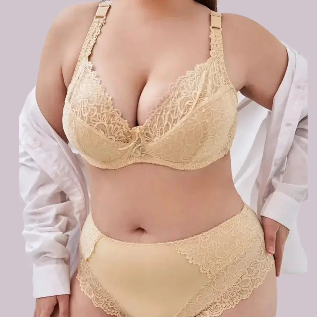 Ensemble soutien-gorge et culotte mince armatures Boutique de Lingeries et Accessoires Annie