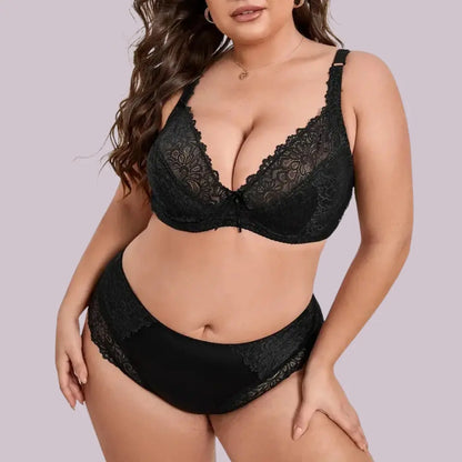 Ensemble soutien-gorge et culotte mince armatures Boutique de Lingeries et Accessoires Annie