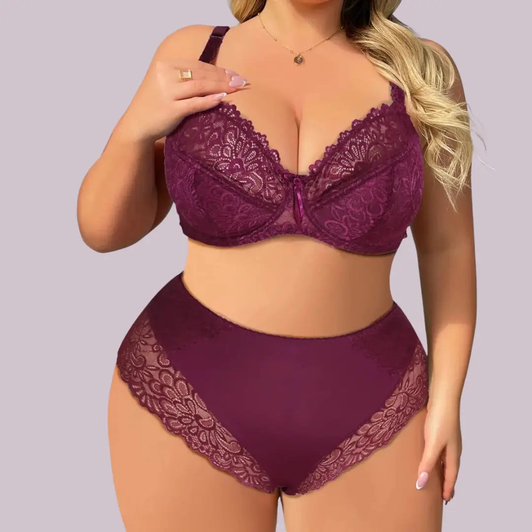 Ensemble soutien-gorge et culotte mince armatures Boutique de Lingeries et Accessoires Annie