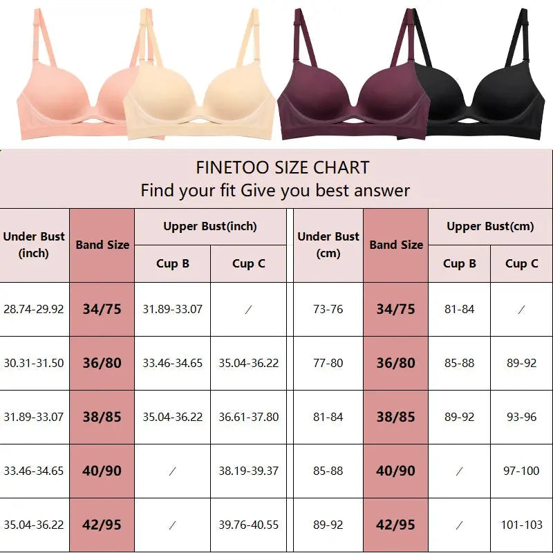 Soutien-gorge sans armatures de petite taille confortable
